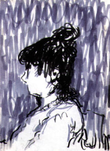 Young Woman in profile (1991)