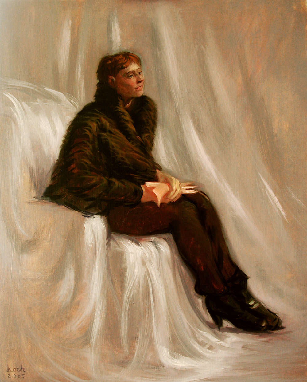 Woman in a Fur Coat (2005)
